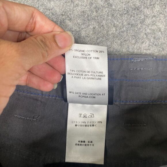Patagonia Tenpenny Hiking Pants Men's 30x29 Cotton Forge Gray Outdoor Gorpcore - Picture 9 of 13